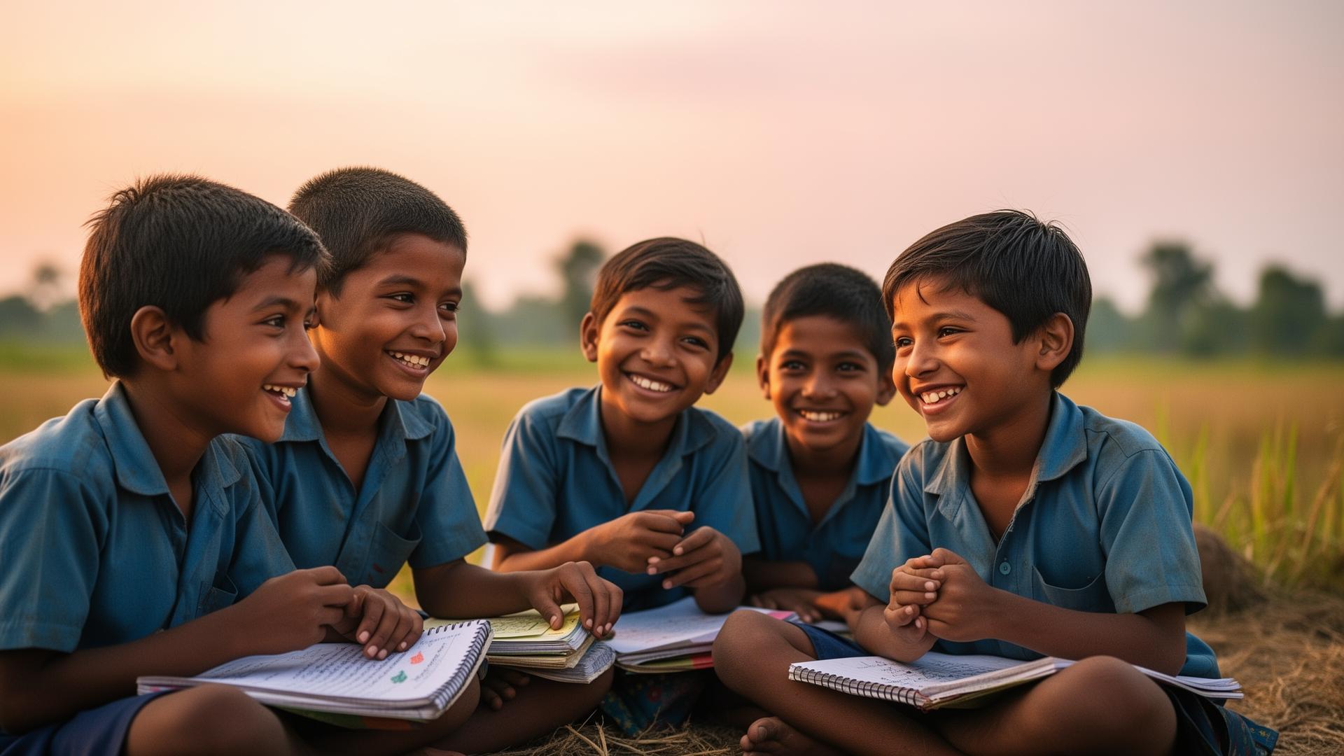 উত্তরবঙ্গের শিশুরা একসাথে শিখছে